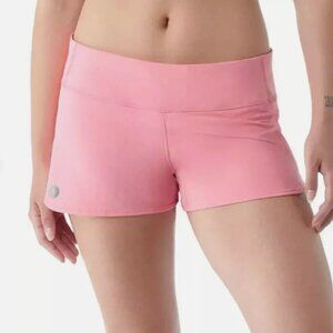 NEW SmartWool women Active Lined Shorts Built-In Briefs Guava Pink 253